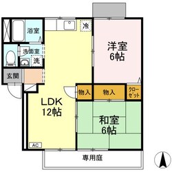 ステーションハウス久米Ⅰ・の物件間取画像